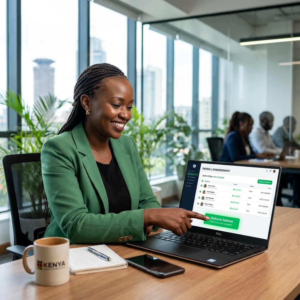 Kenyan Professional using Payworks
